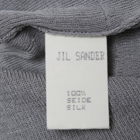 Jil Sander maglione seta in grigio