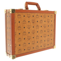 Mcm Briefcase in Cognac-Brown