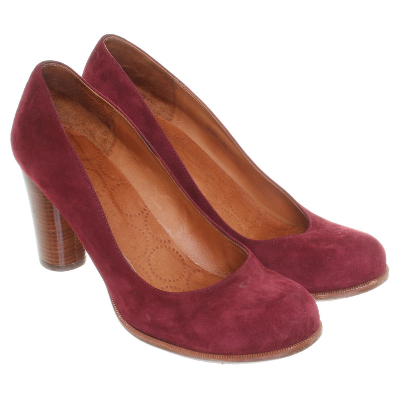 Other Designer Chie Mihara - WIldlederpumps in Burgundy