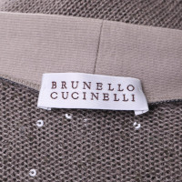Brunello Cucinelli Vest in taupe / grijs