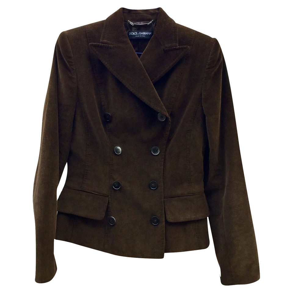 Dolce & Gabbana Sweet brown velvet jacket