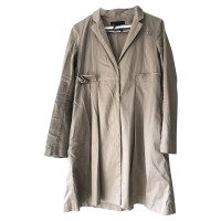 Twin Set Simona Barbieri Jacket/Coat Cotton in Beige