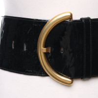 Bogner Ceinture en cuir verni