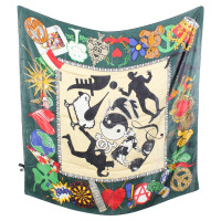 Moschino Silk scarf with pattern
