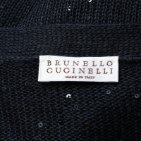Brunello Cucinelli Strick in Blau