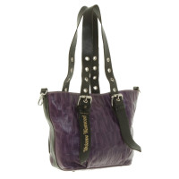 Vivienne Westwood Leather handbag in bicolor