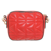 Karl Lagerfeld Shoulder bag Leather in Red