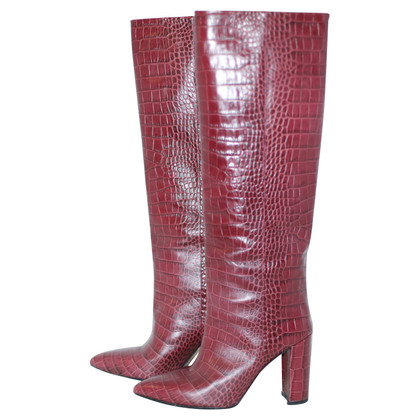 Paris Texas Boots Leather in Fuchsia