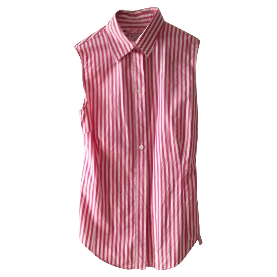 Paul Smith Sleeveless blouse with striped pattern