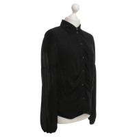 Laurèl Silk blouse in black