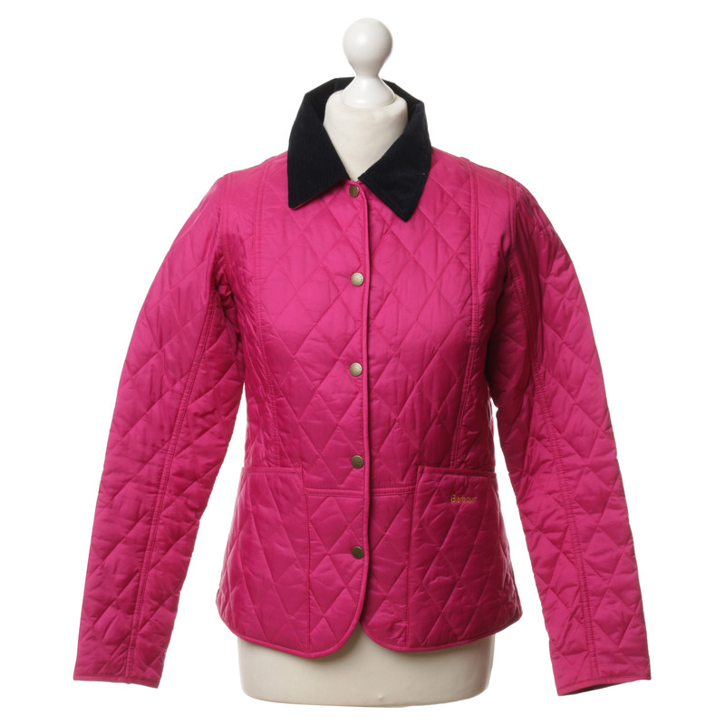 Barbour Veste matelassée en rose 