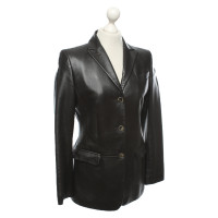 Toni Gard Blazer aus Leder in Schwarz