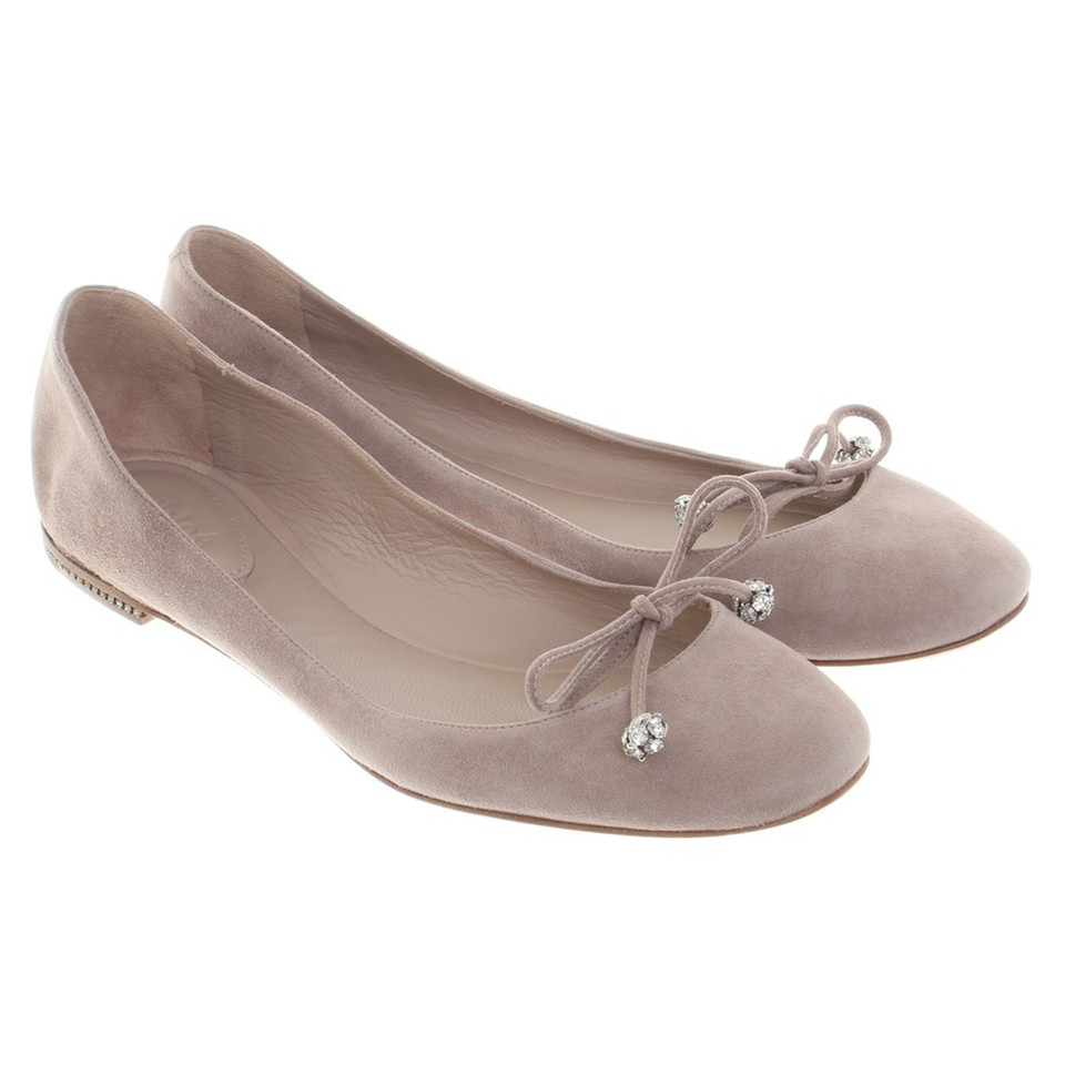 Chloé Suede Pumps in Taupe