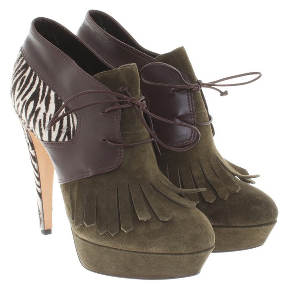 Alberta Ferretti Ankle boots made of leather mix