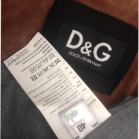 D&G leather coat