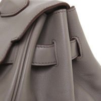 Hermès "Sac Kelly Travel 50 Swift Leather Etoupe"