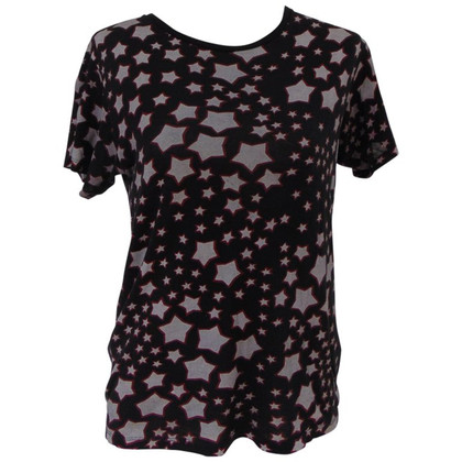 Saint Laurent T-shirt Saint Laurent coton étoiles noires