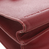 Porsche Design Travel bag Leather in Red