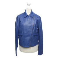 Armani Jacket/Coat Leather in Blue