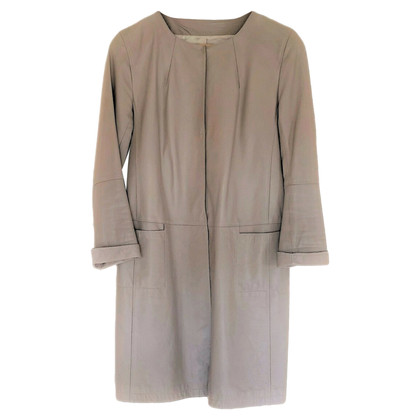 Sylvie Schimmel Jacket/Coat Leather in Taupe