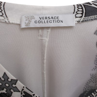 Gianni Versace Camicia in bianco / nero
