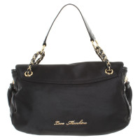 Moschino Love Satin Handbag in Black