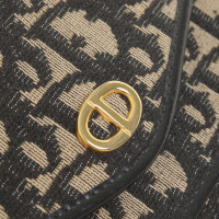 Christian Dior clutch con ricamo logo