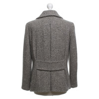 Anna Molinari Wool jacket in black / beige
