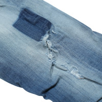 Dsquared2 Jeans aus Leder in Blau