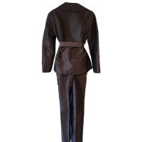 Dolce & Gabbana Brown Silk Trouser Suit