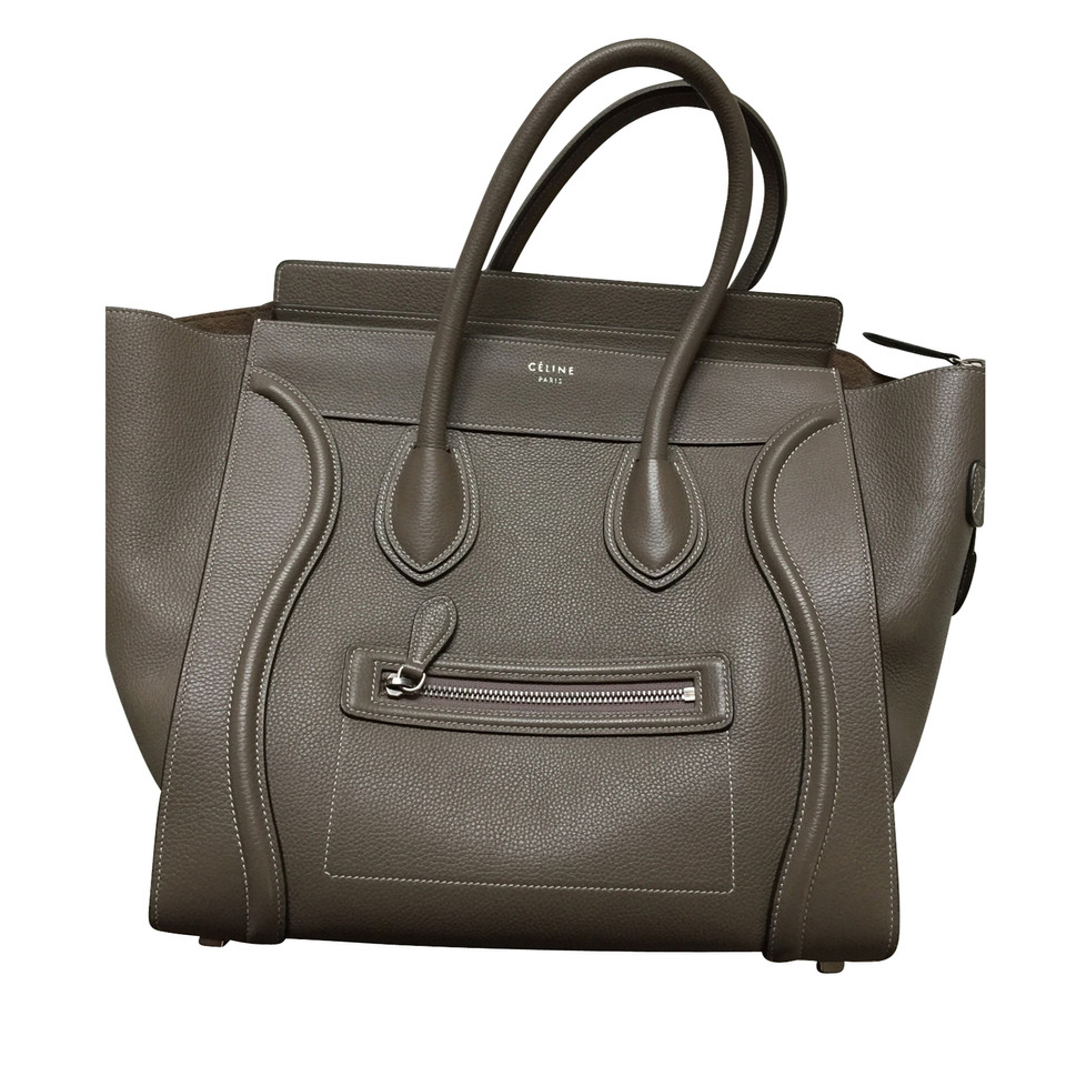 Céline Boston Bag Leather in Brown