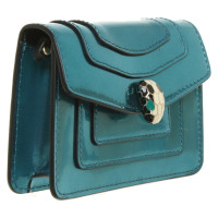 Bulgari Bag/Purse Patent leather in Petrol