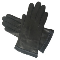 Carolina Herrera CH black gloves 