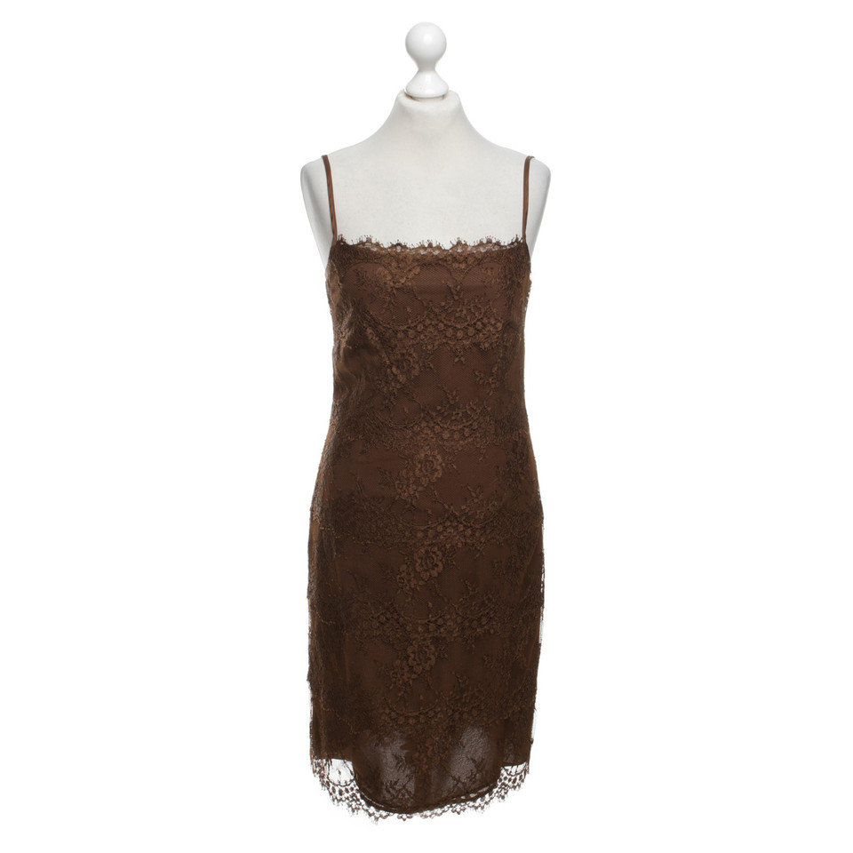 Rena Lange Lace dress in brown