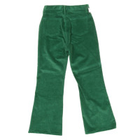 Staud Paire de Pantalon en Coton en Vert