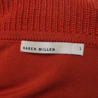Karen Millen Gebreide jurk in Orange