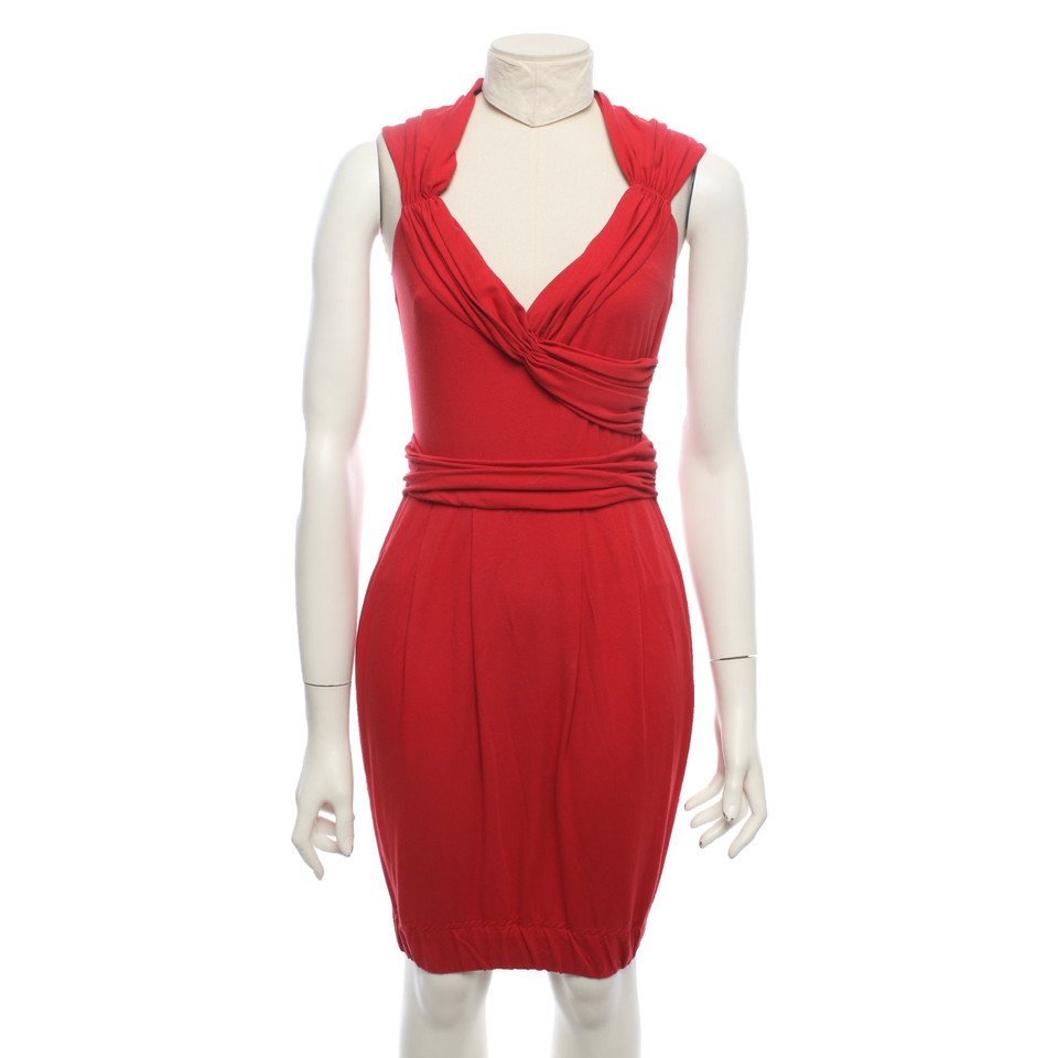 Prada Kleid aus Jersey in Rot