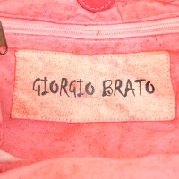 Giorgio Brato Shopper in Pelle in Rosso