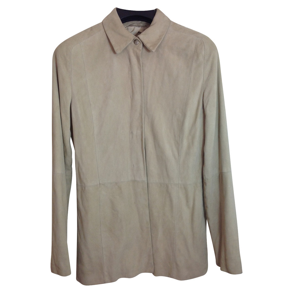 Max Mara Veste en daim beige