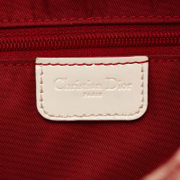 Christian Dior "Trotteur Red Canvas Shoulder Bag"