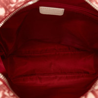 Christian Dior "Trotteur Red Canvas Shoulder Bag"