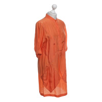 Stella McCartney Seidenkleid in Orange