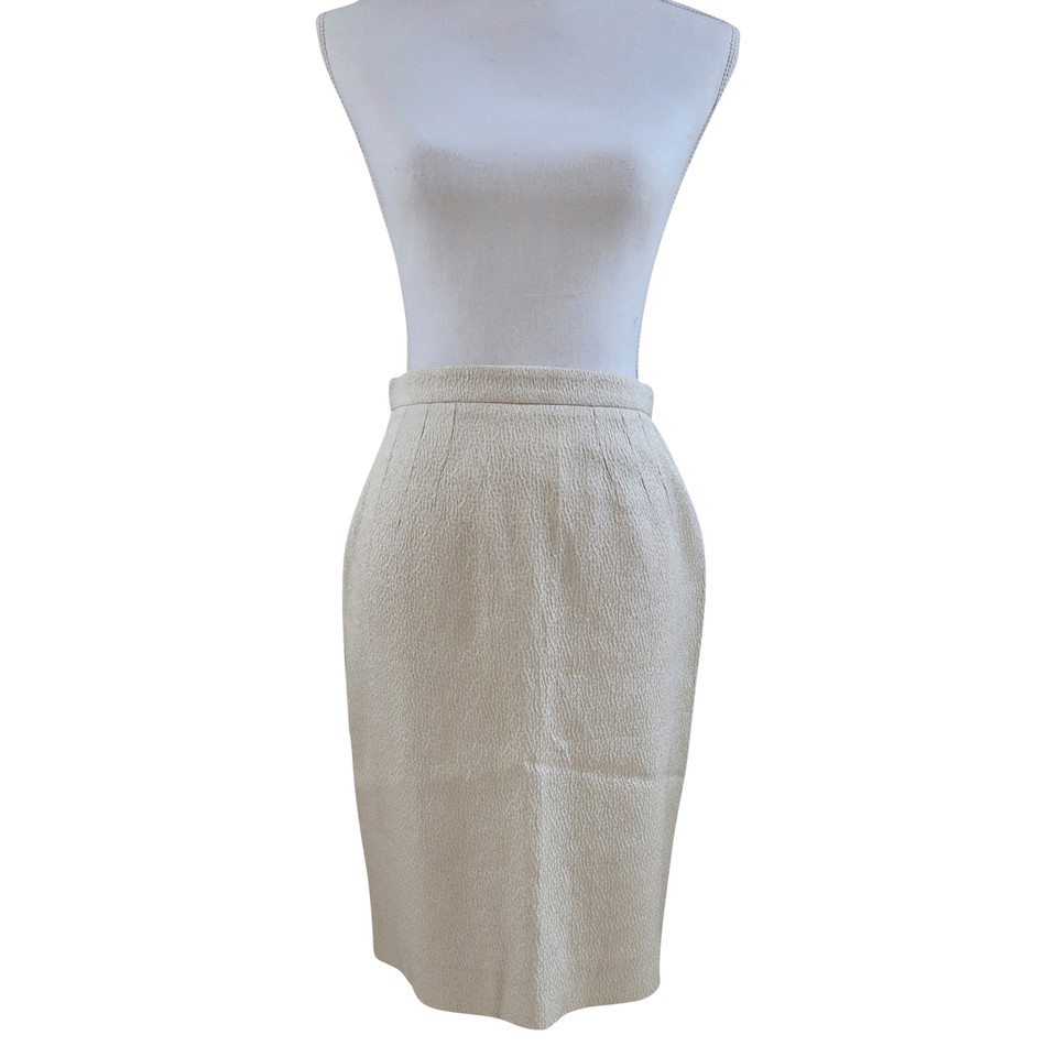 Balenciaga Skirt Viscose in Cream