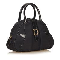 Christian Dior Saddle Bowling Bag in Zwart