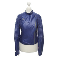 Utzon Giacca/Cappotto in Pelle in Blu