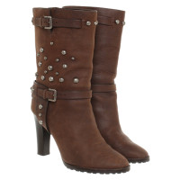 Ralph Lauren Ankle boots Leather in Brown