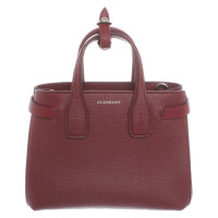 Burberry Handtas Leer in Bordeaux