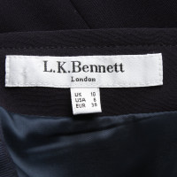 L.K. Bennett Vestito in Viscosa in Blu