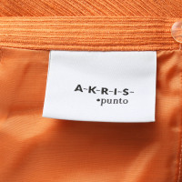 Akris Anzug aus Seide in Orange