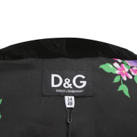 D&G Velvetblazer with pattern